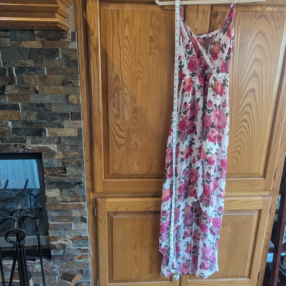 Fashion Nova Very Sheer Floral Dress